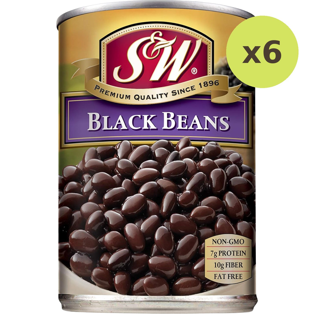 S&W Black Beans In Brine