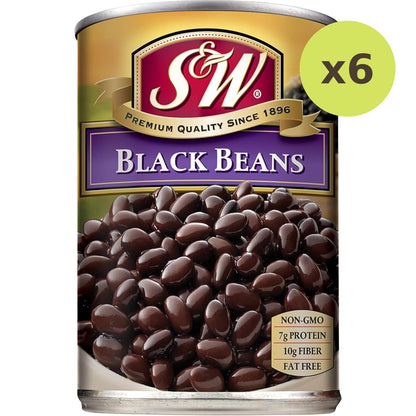 S&W Black Beans In Brine