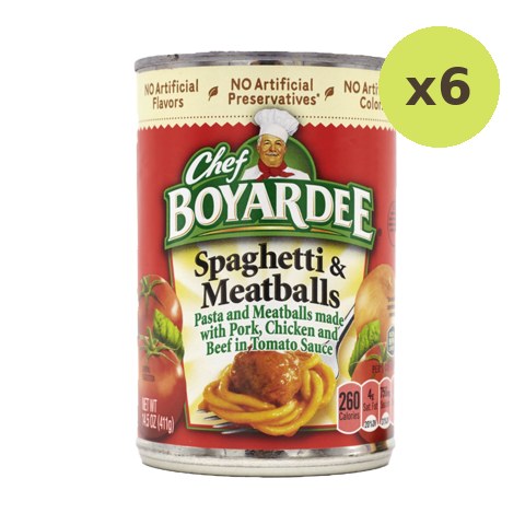 Chef Boyardee Spaghetti With Meatballs