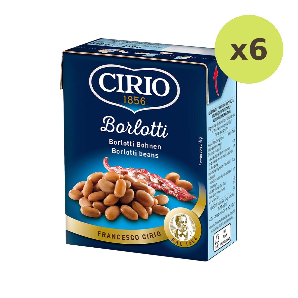 Cirio Borlotti Bohnen