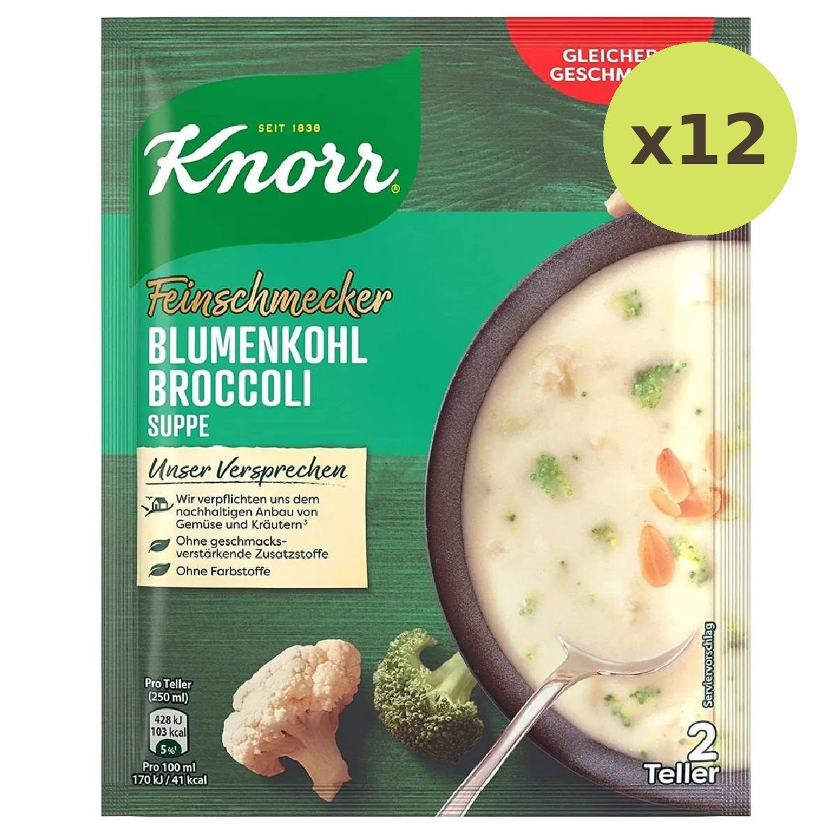 Blumnkohl Cauliflower Brocco Cream Soup