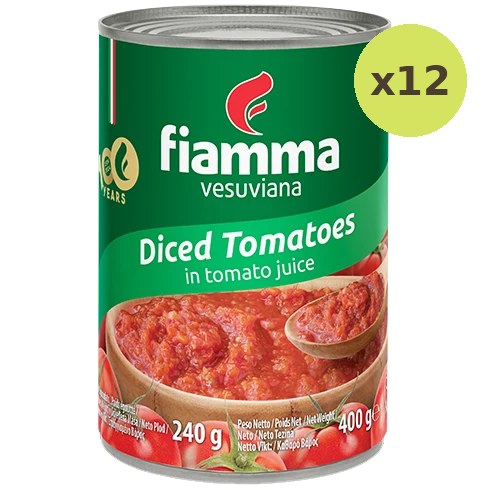 Fiamma Vesuviana Diced Tomatoes in Tomato Juice