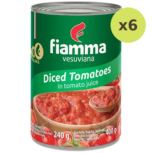 Fiamma Vesuviana Diced Tomatoes in Tomato Juice