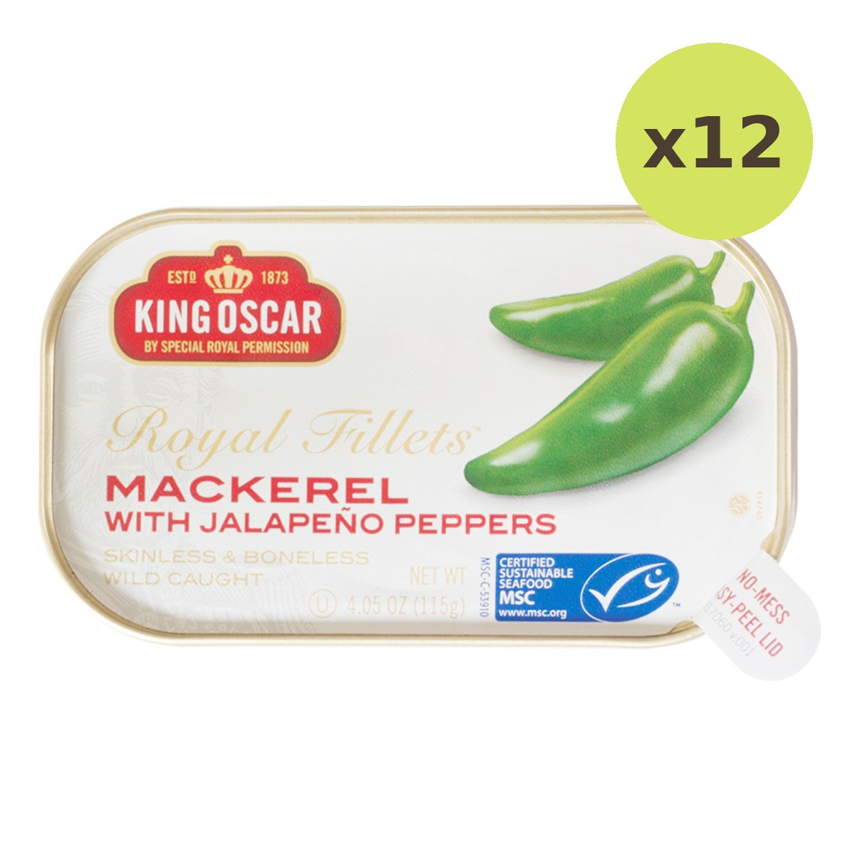 King Oscar Mackerel With Jalapeno