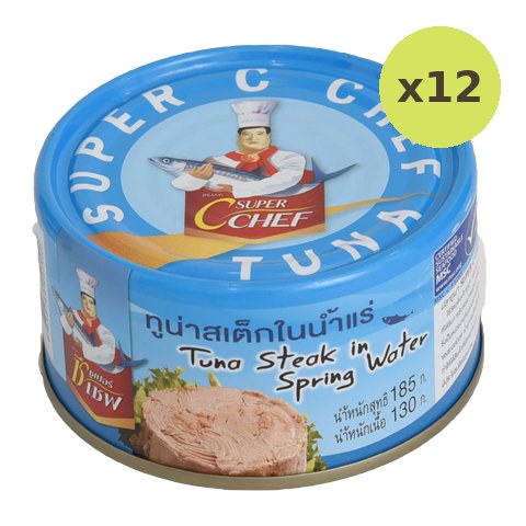Super C Chef Tuna Steak In Water
