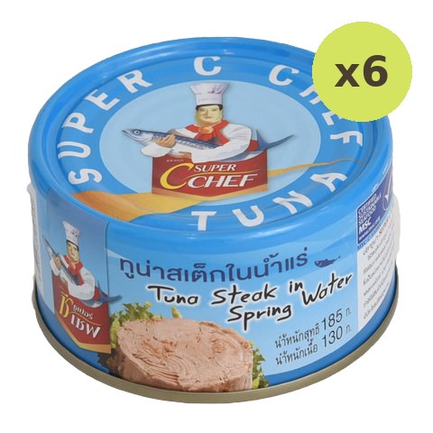 Super C Chef Tuna Steak In Water