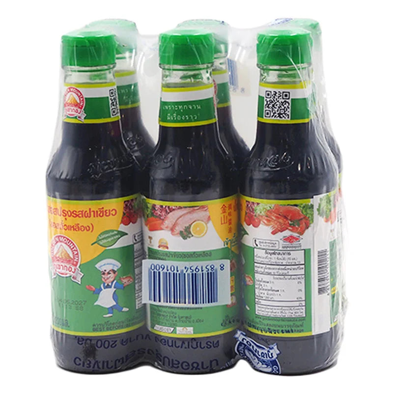 Golden Mountain Seasoning Sauce Green Cap 200ml x6