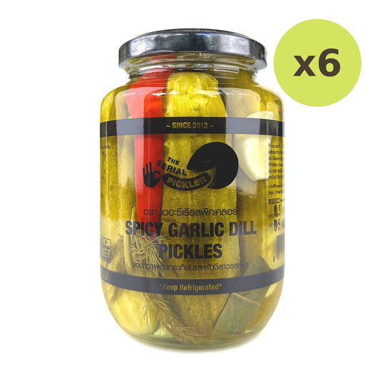 The Serial Pickler Spicy Garlic Dill Pickles