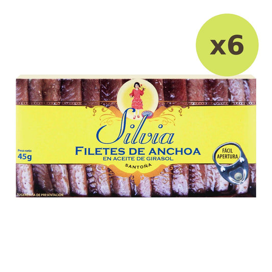 Silvia Anchovy Fillets In Sunflower Oil