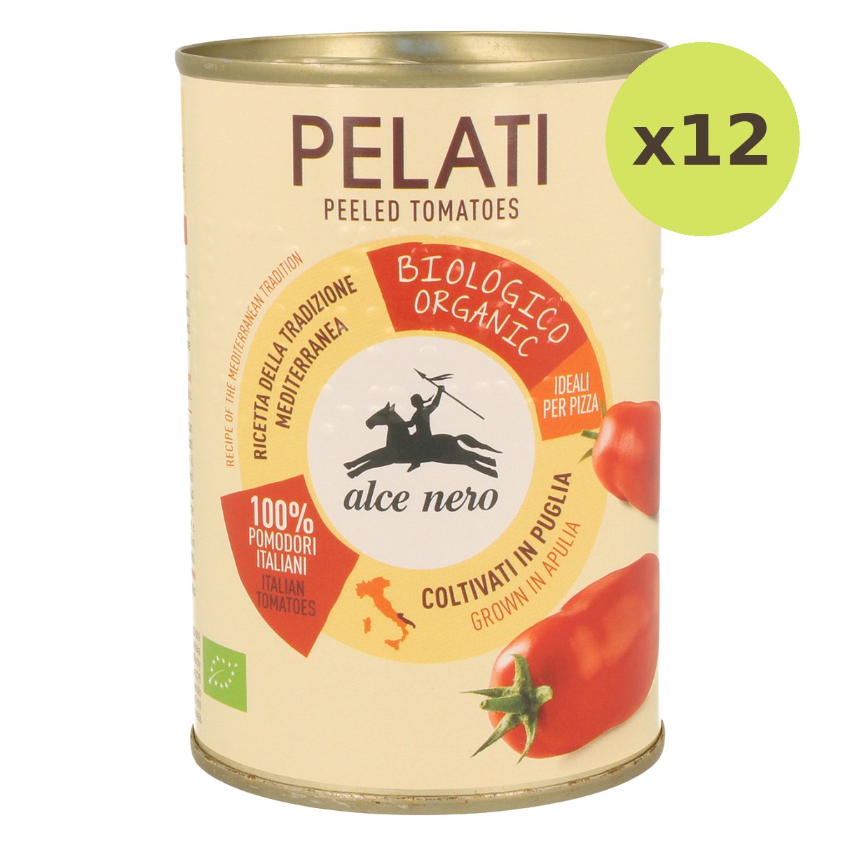 Alce Nero Organic Whole Peeled Tomatoes