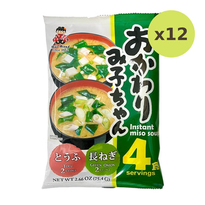 Shinsyuichi Okawari Mikochan Green Onion Tofu Miso Soup