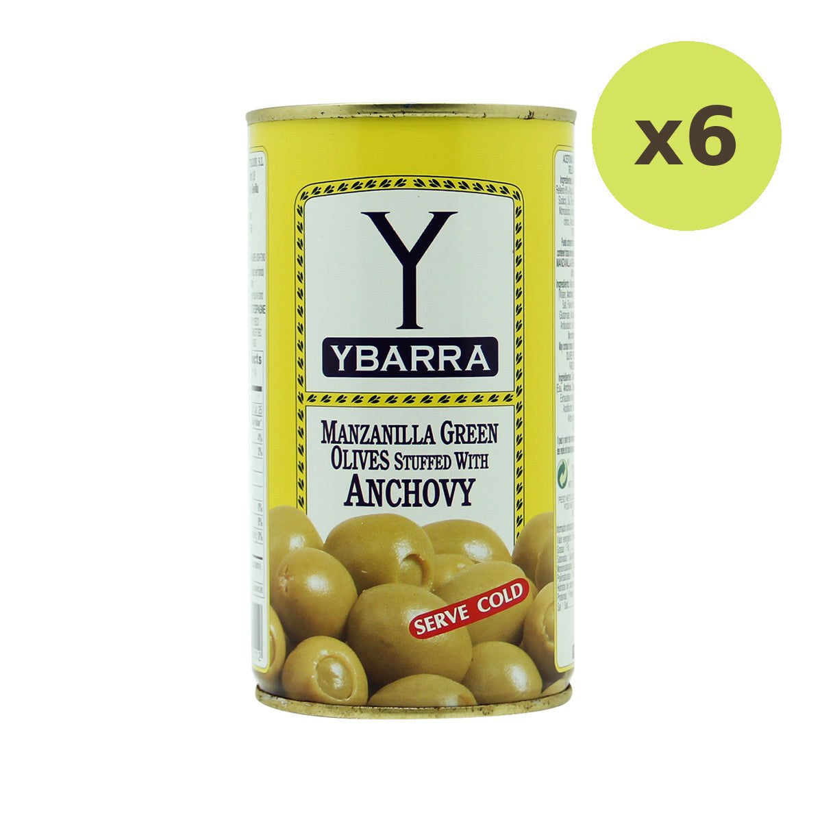 Yabara Olives With Anchovies