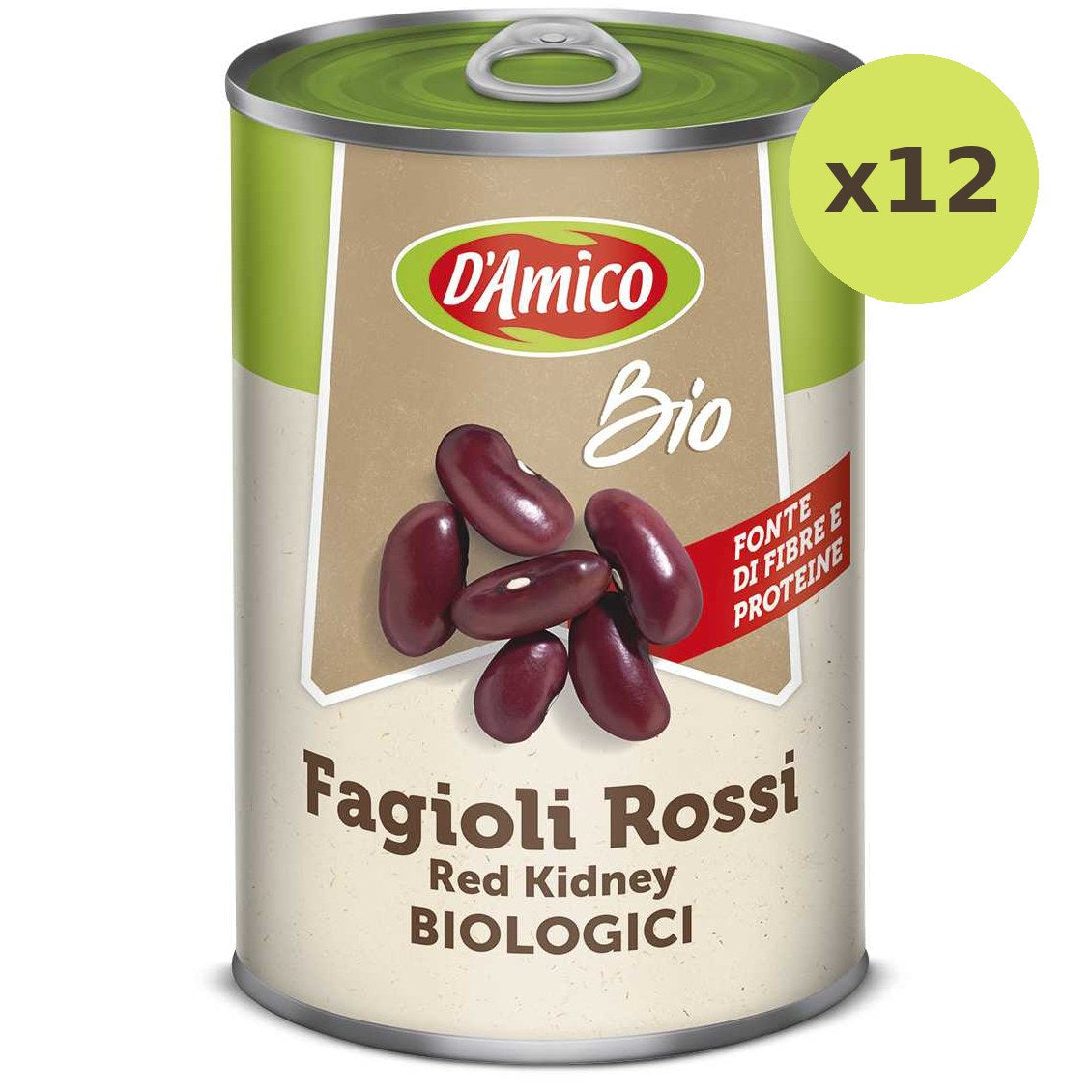 D'Amico Organic Red Kidney Beans
