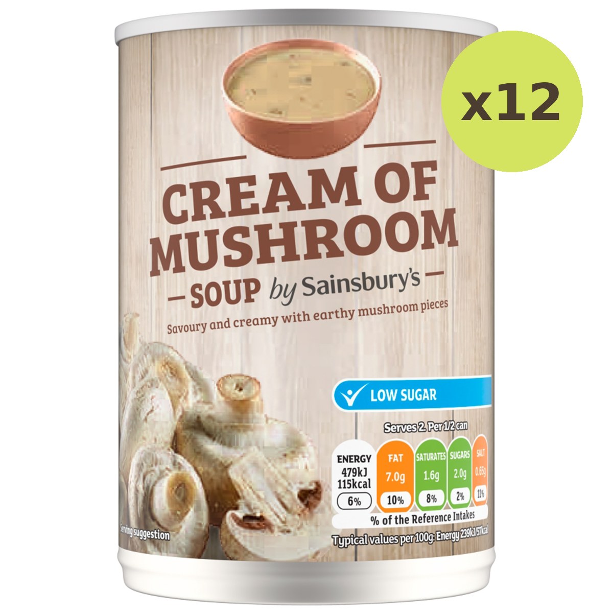 Sainsbury's Cream Of Mushroom Soup