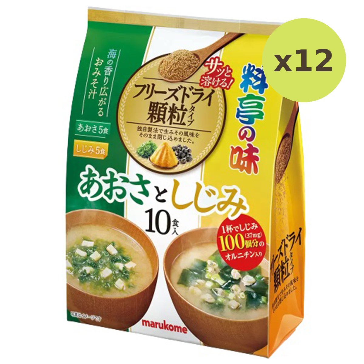 Marukome Fd Karyu Miso Soup Assort Shijimi