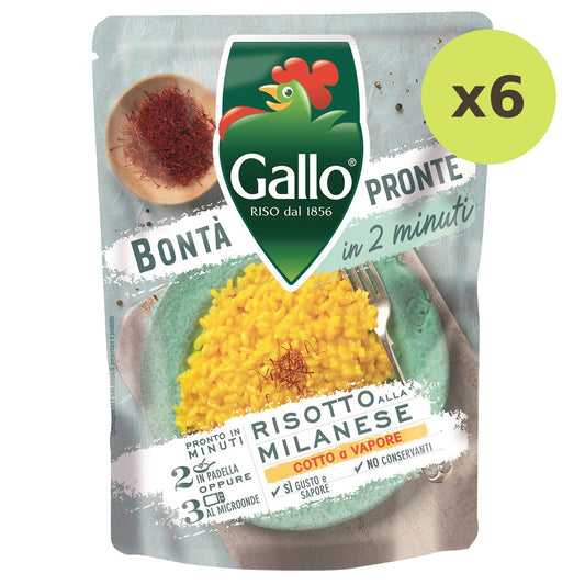 Riso Gallo Risotto Pronto Milanese Saffron