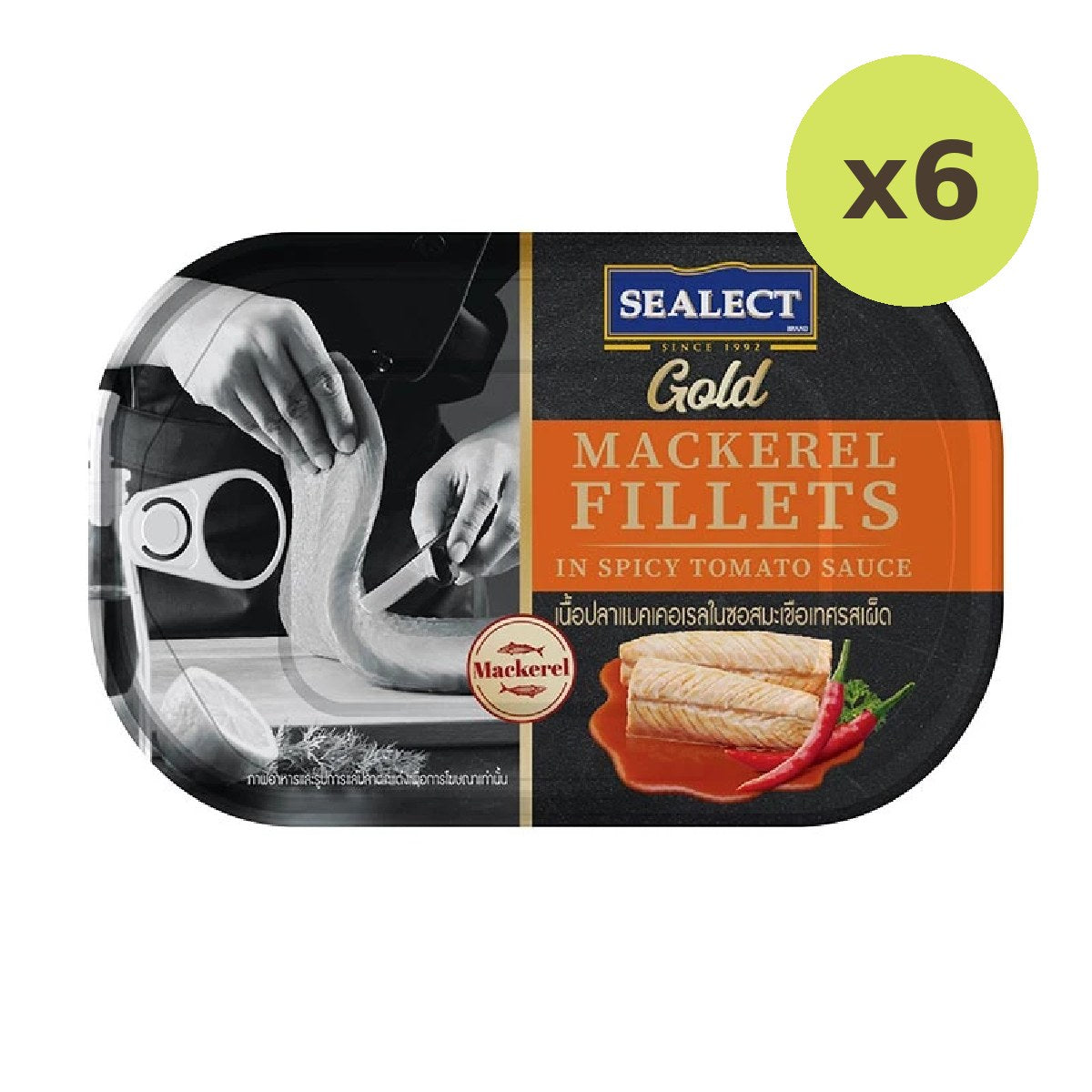 Sealect Gold Mackerel Fillet In Spicy Tomato Sauce