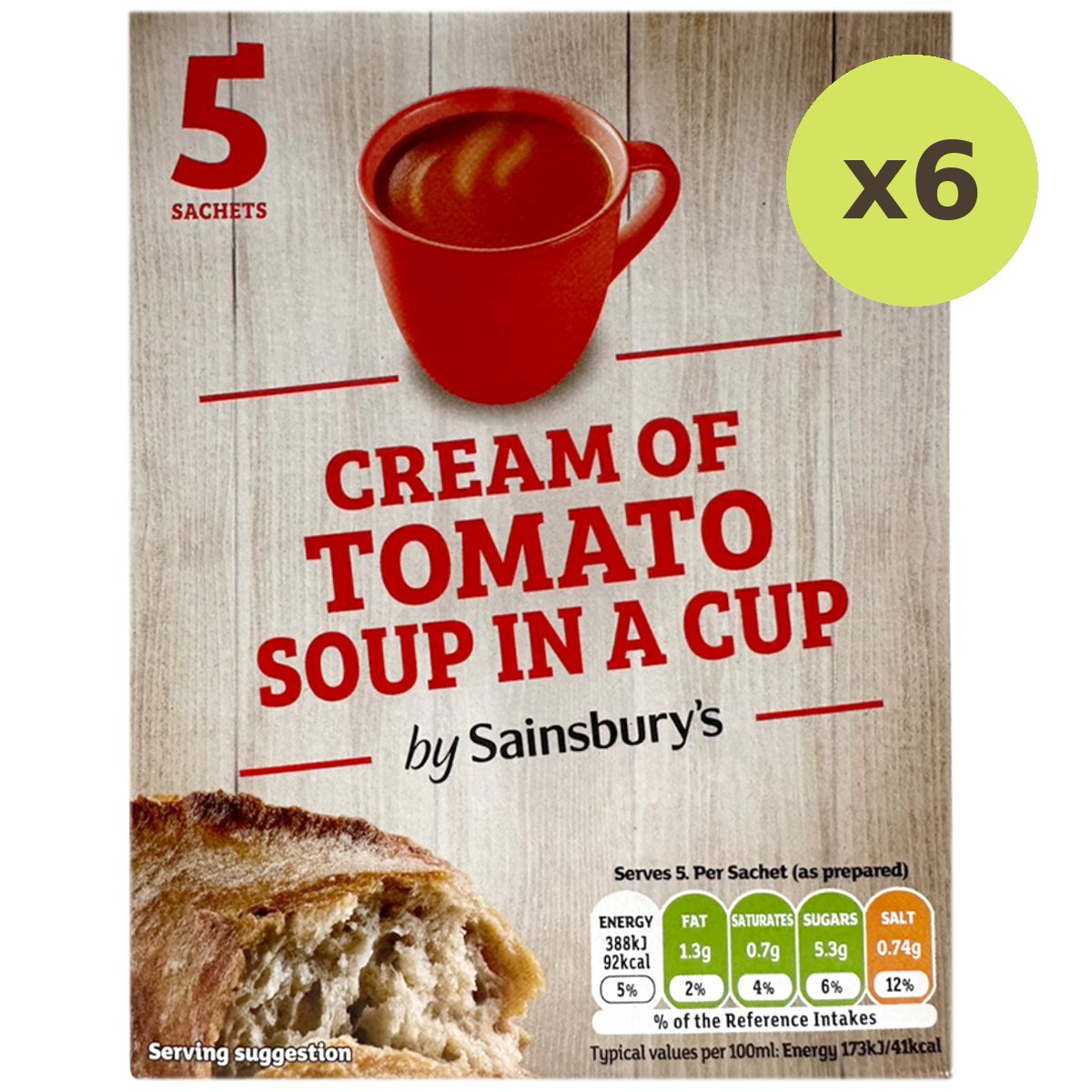 Sainsbury's Cream Of Tomato Soup In A Cup
