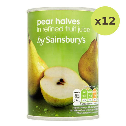Sainsbury's Pear Halves In Fruit Juice