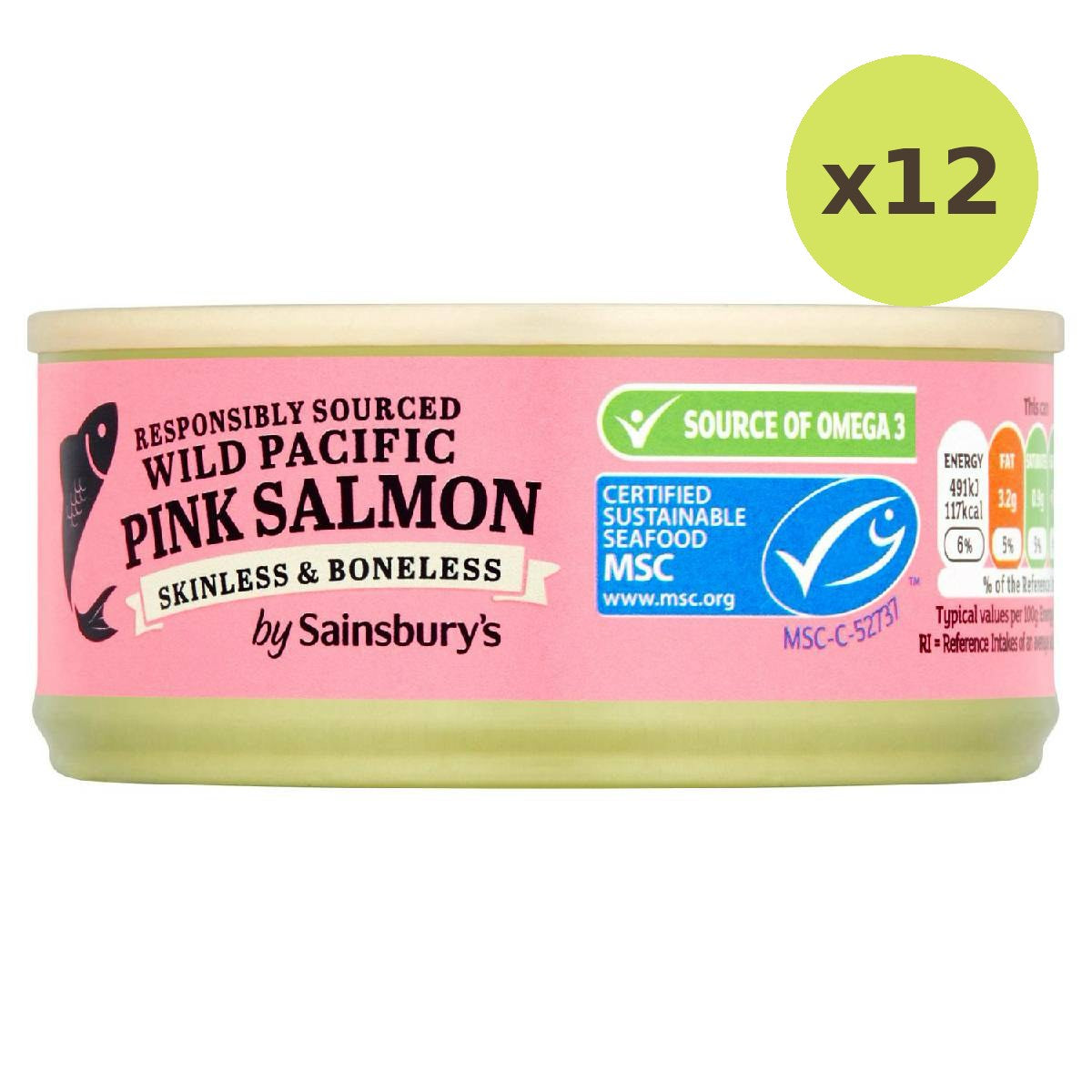 Sainsbury's Pink Salmon Skinless And Boneless