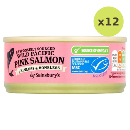 Sainsbury's Pink Salmon Skinless And Boneless