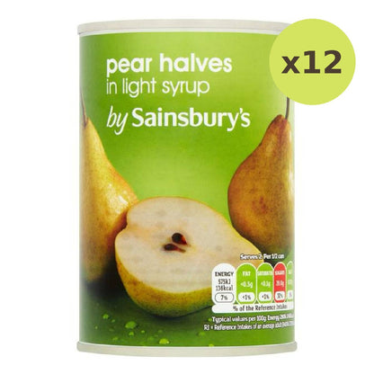 Sainsbury's Pear Halves In Light Syrup