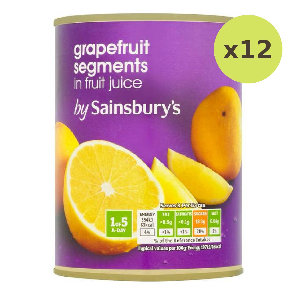 Sainsbury's Grapefruit Segments In Juice