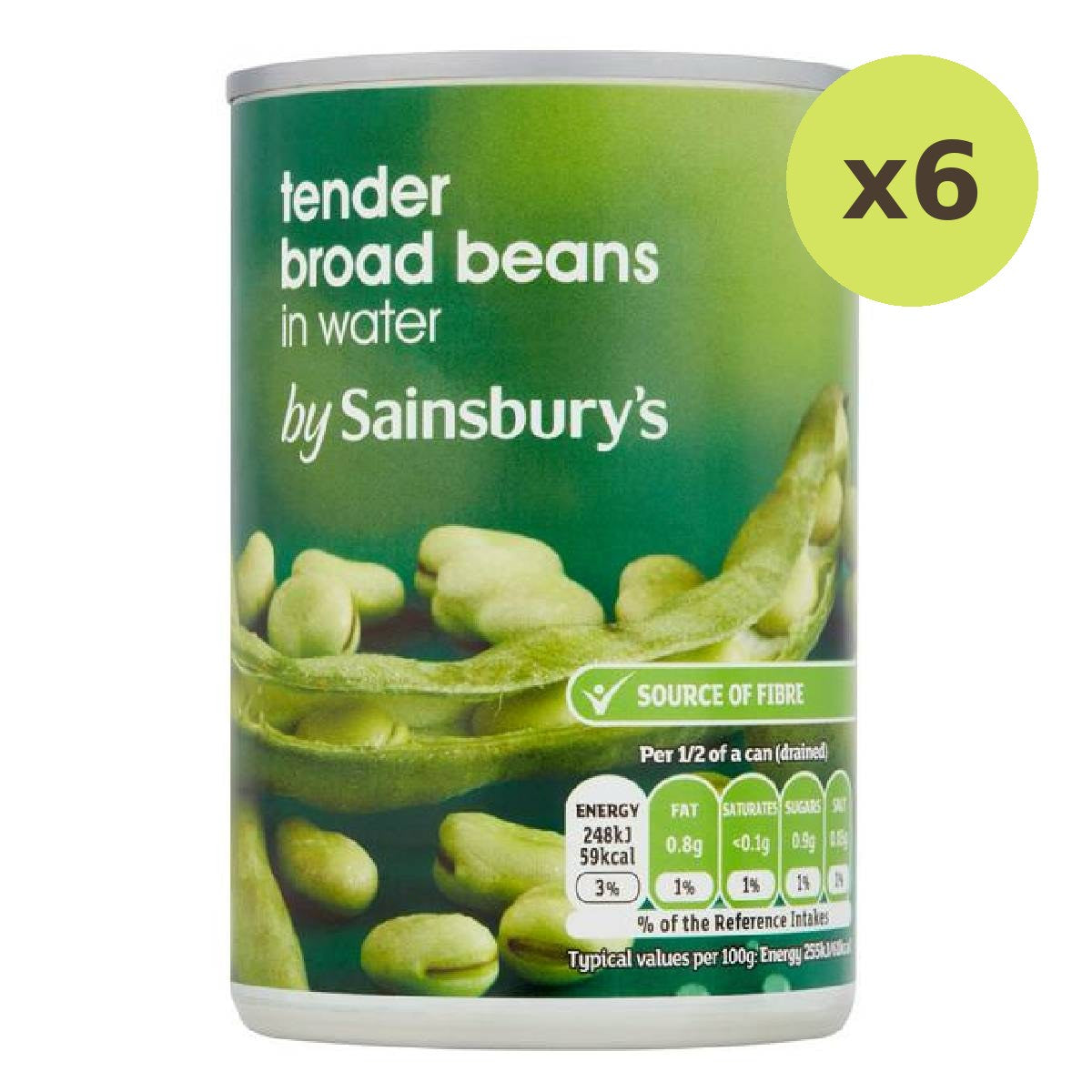 Sainsbury's Tender Broad Beans In Water
