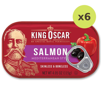 King Oscar Salmon In Mediterranean