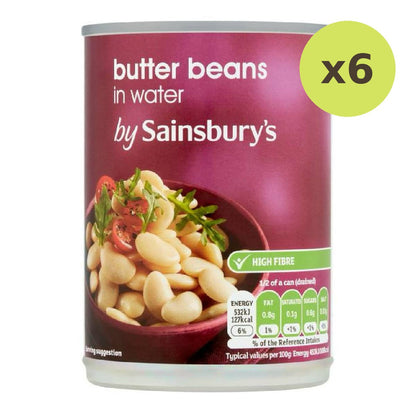 Sainsbury's Butter Beans In Water