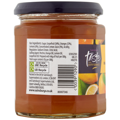 Sainsbury's Taste The Difference Three Fruits Marmalade