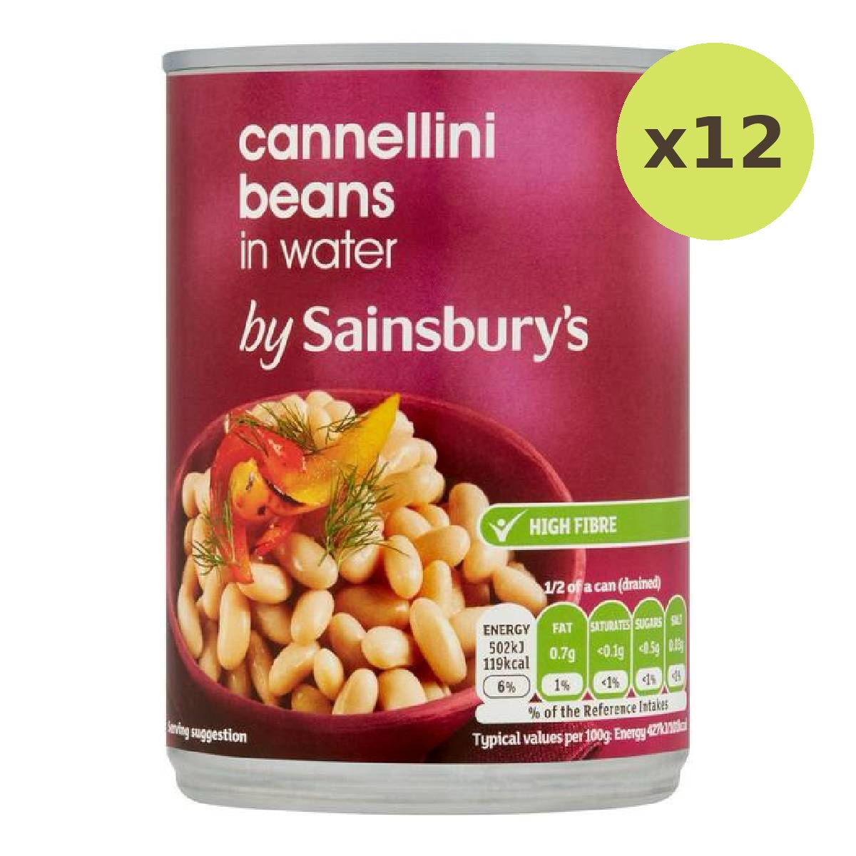 Sainsbury's Cannellini Beans In Water