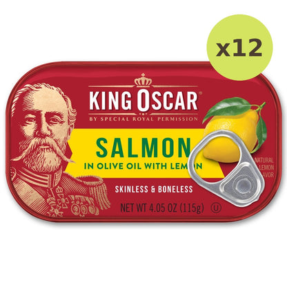 King Oscar Salmon In Olive Oil Lemon
