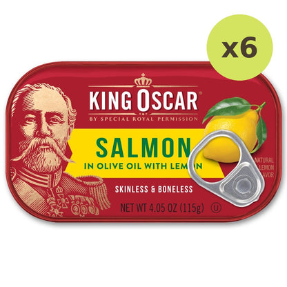 King Oscar Salmon In Olive Oil Lemon