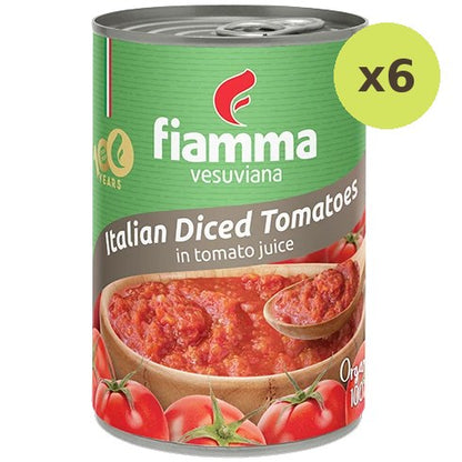 Fiamma Vesuviana Organic Tomatoes Diced in Organic Tomato Juice