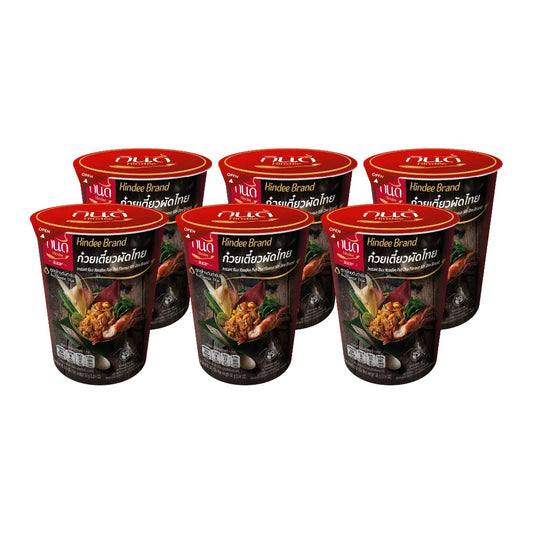 KINDEE Kin Dee Pad Thai Ready-to-eat Cup . X6 58g