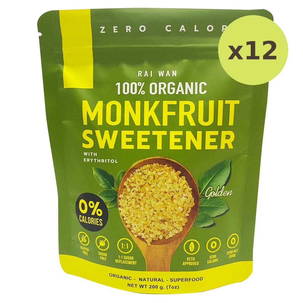 Rai Wan Golden Monk Fruit Sweetener