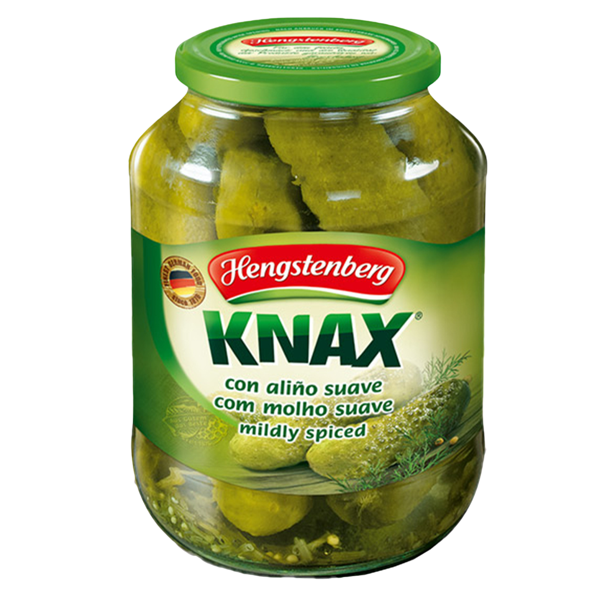 Hengstenberg Knax Crunchy Gherkins