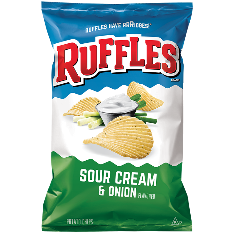 Ruffles Sour Cream & Onion Potato Chips