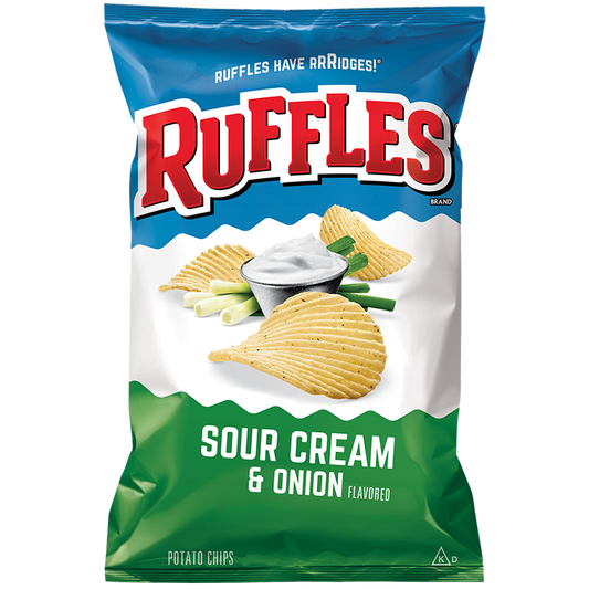 Ruffles Sour Cream & Onion Potato Chips