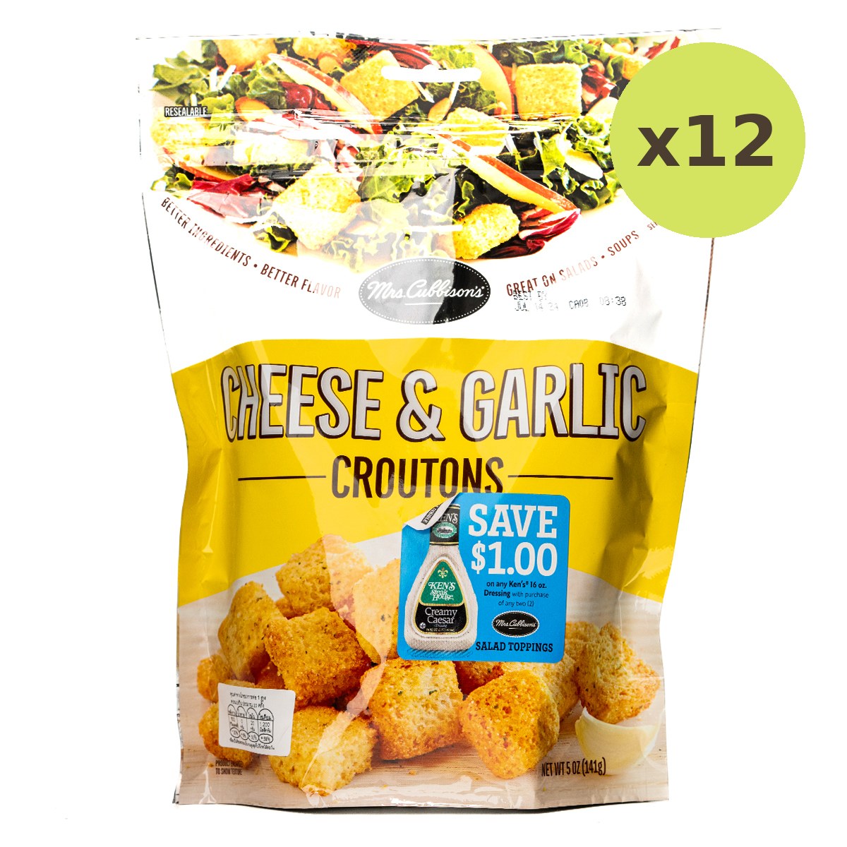 Mrs. Cubbison's Cheese & Garlice Croutons