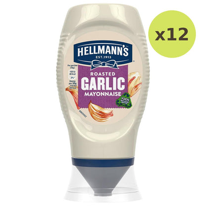 Hellmanns Mayonnaise With Garlic Squeezy