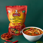 Papa-T Crispy Chilli Tom Yum Flavour confectionery snack with crispy texture and spicy, tangy Tom Yum chili flavor.