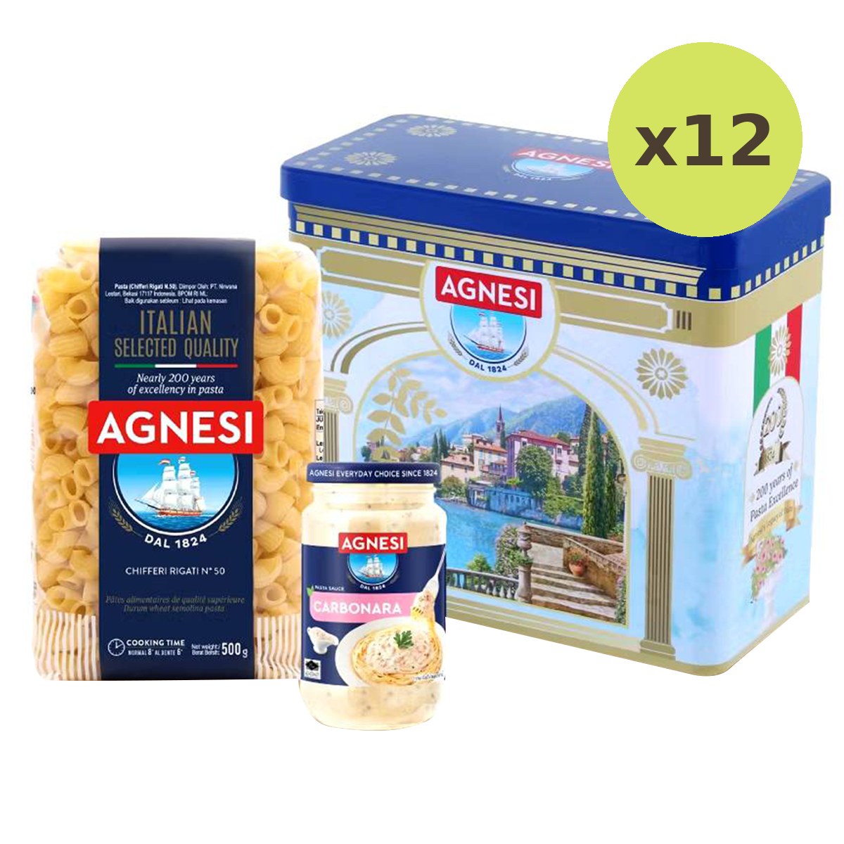 Agnesi Macaroni Carbonara Set