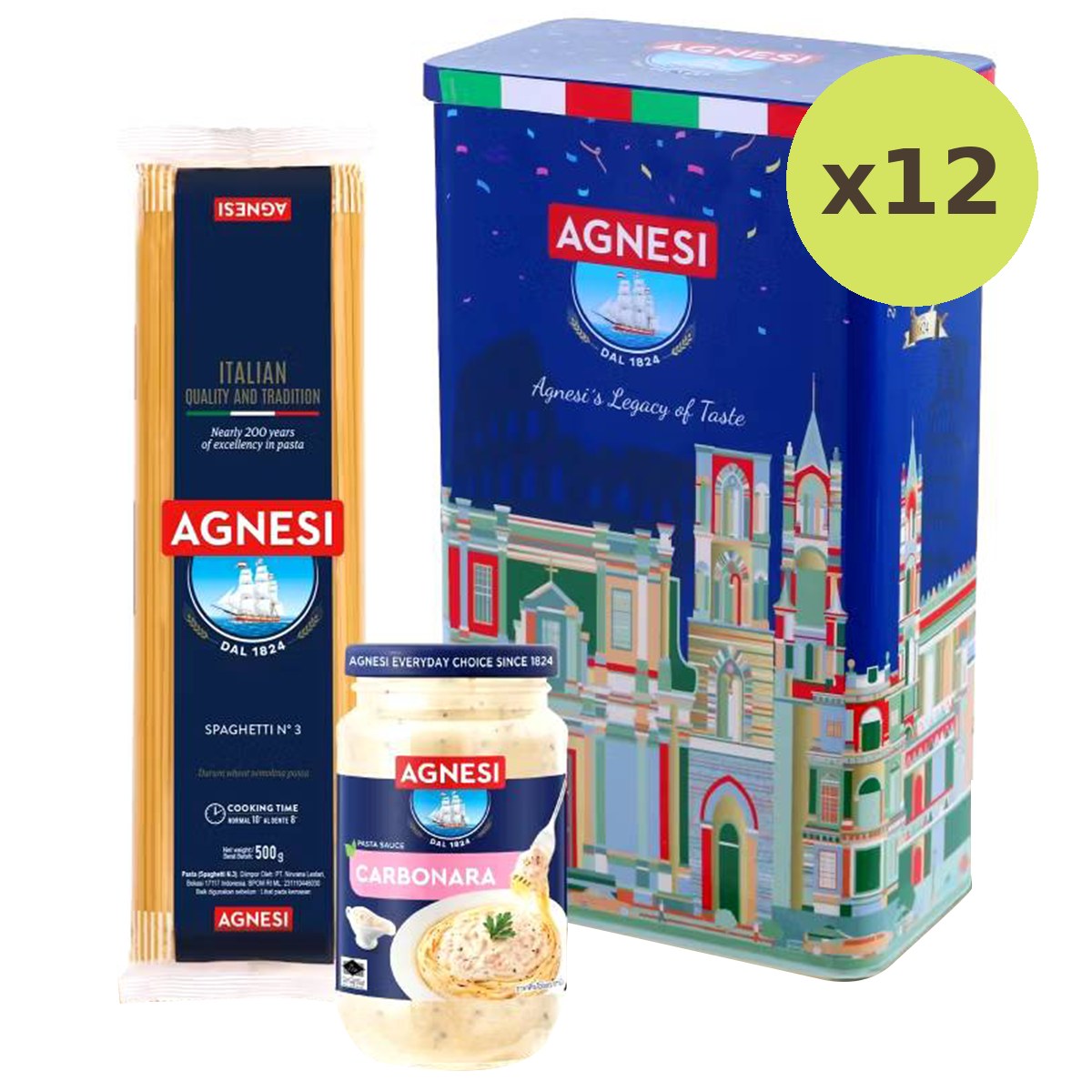 Agnesi Spaghetti Carbonara Set