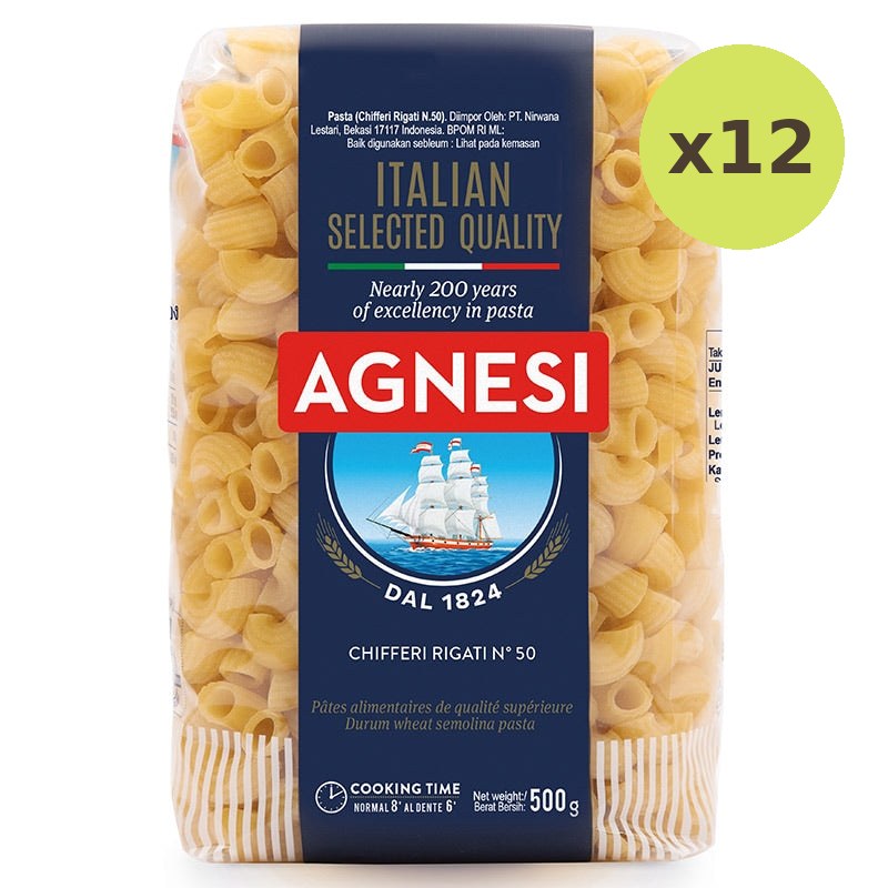 Agnesi Chifferi Rigati Pasta N50