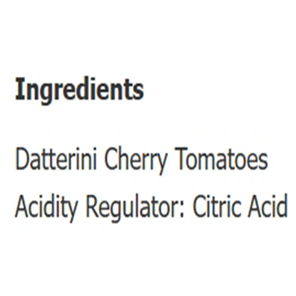 Sainsbury's Taste The Difference Italian Datterini Cherry Tomato