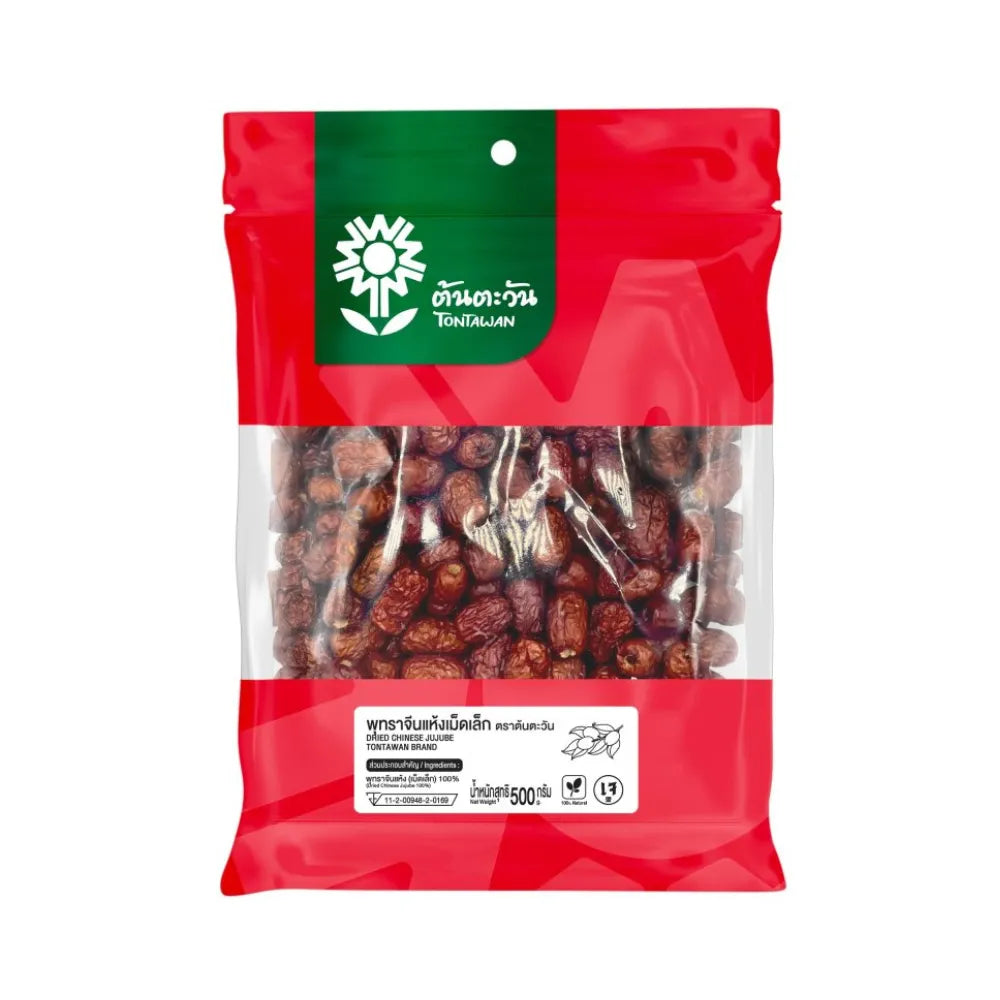 TONTAWAN Ton Tawan Small Dried Chinese Jujube 500g