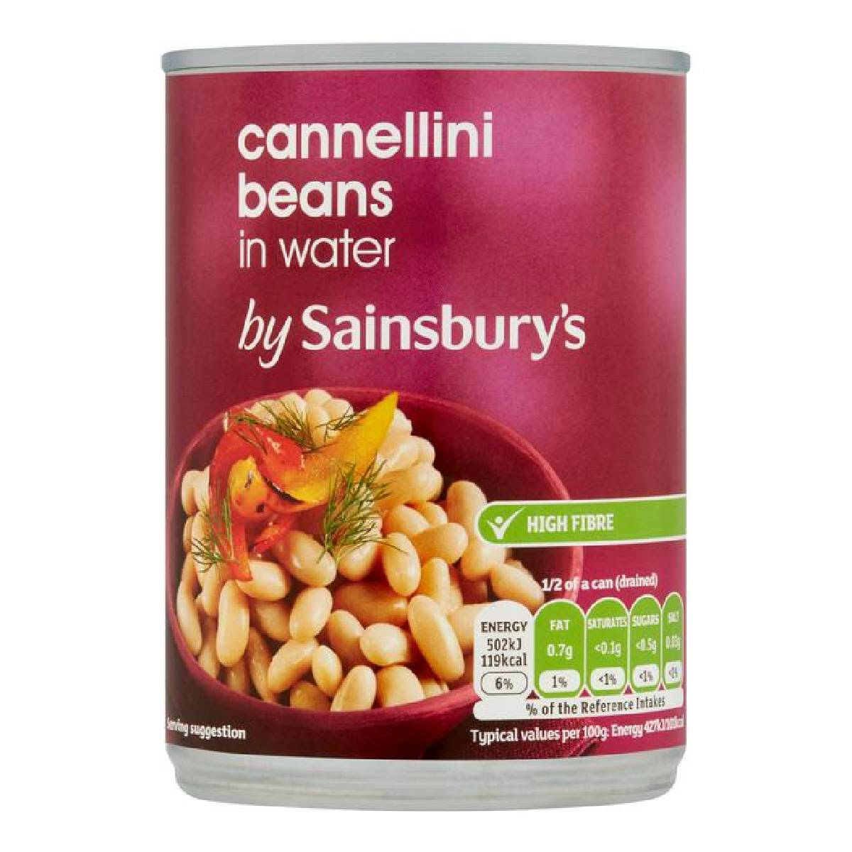 Sainsbury's Cannellini Beans In Water