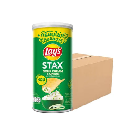 LAYS STAX SOUR CREAM & ONION 65g x24
